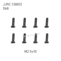 JJRC C8803 4WD RC Car Parts Flat head cross screws M2.5x10mm 068