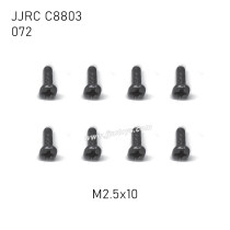 JJRC C8803 4WD RC Car Parts Round head cross screws M2.5x10mm 072