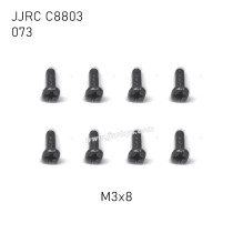 JJRC C8803 4WD RC Car Parts Round head cross screws M3x8mm 073