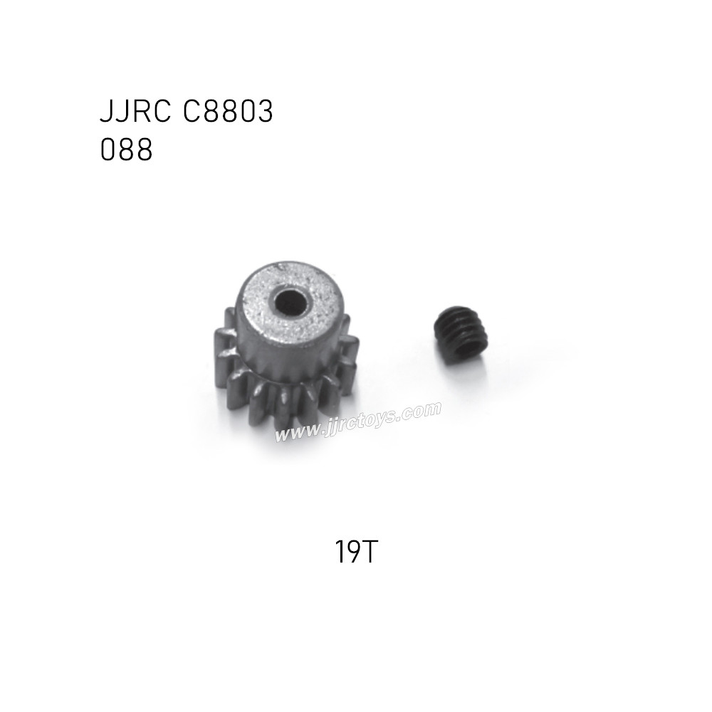 JJRC C8803 4WD RC Car Parts 19T Motor tooth 088 JJRC C8803 4WD RC Car Parts 19T Motor tooth 088