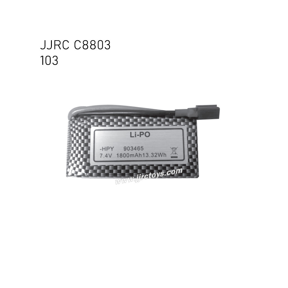 JJRC C8803 Parts 7.4V 1800mAh battery 103 JJRC C8803 Parts 7.4V 1800mAh battery 103