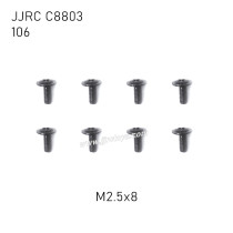JJRC C8803 Parts Round head cross strap screws M2.5×8mm 106