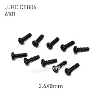 JJRC C8806 RC Car Parts Screw 2.6X8mm 6101