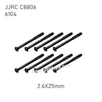 JJRC C8806 RC Car Parts Screw 2.6X25mm 6104