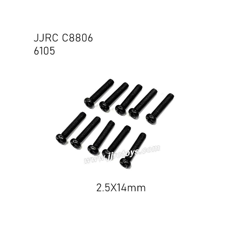 JJRC C8806 RC Car Parts Screw 2.5X14mm 6105 JJRC C8806 RC Car Parts Screw 2.5X14mm 6105