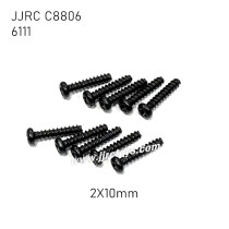 JJRC C8806 RC Car Parts Screw 2X10mm 6111