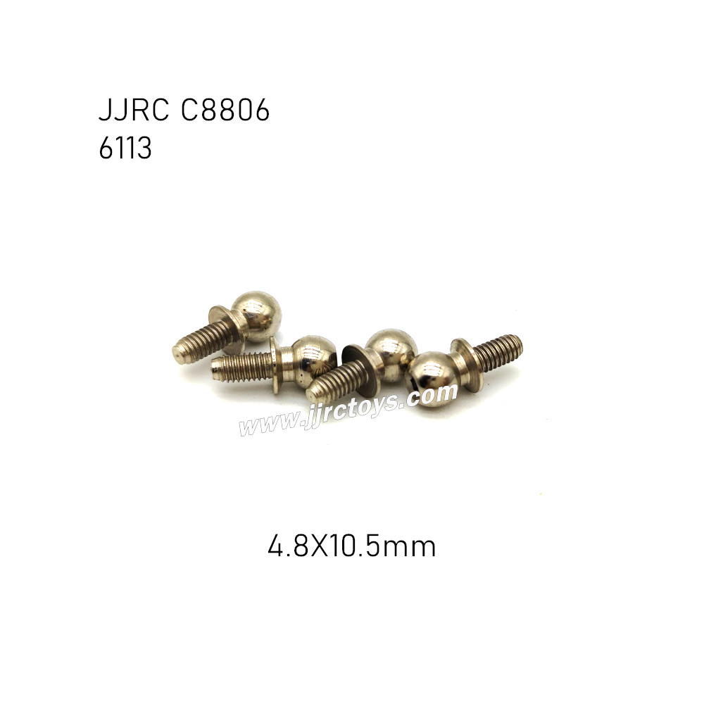 JJRC C8806 RC Car Parts Ball Head Screw 4.8X10.5mm 6113 JJRC C8806 RC Car Parts Ball Head Screw 4.8X10.5mm 6113