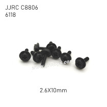 JJRC C8806 RC Car Parts Flange Screw (2.6X10mm) 6118