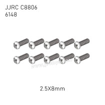JJRC C8806 RC Car Parts 2.5X8mm Screw 6148