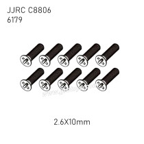 JJRC C8806 RC Car Parts 2.6X10mm Screw 6179