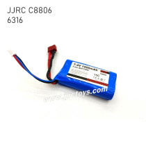 JJRC C8806 1/16 RC Car Parts 7.4V 1500mAh Battery 6316