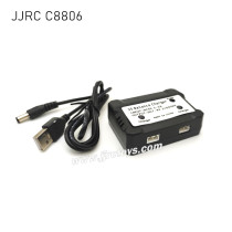 JJRC C8806 1/16 RC Car Parts 7.4V Dual Battery Charger