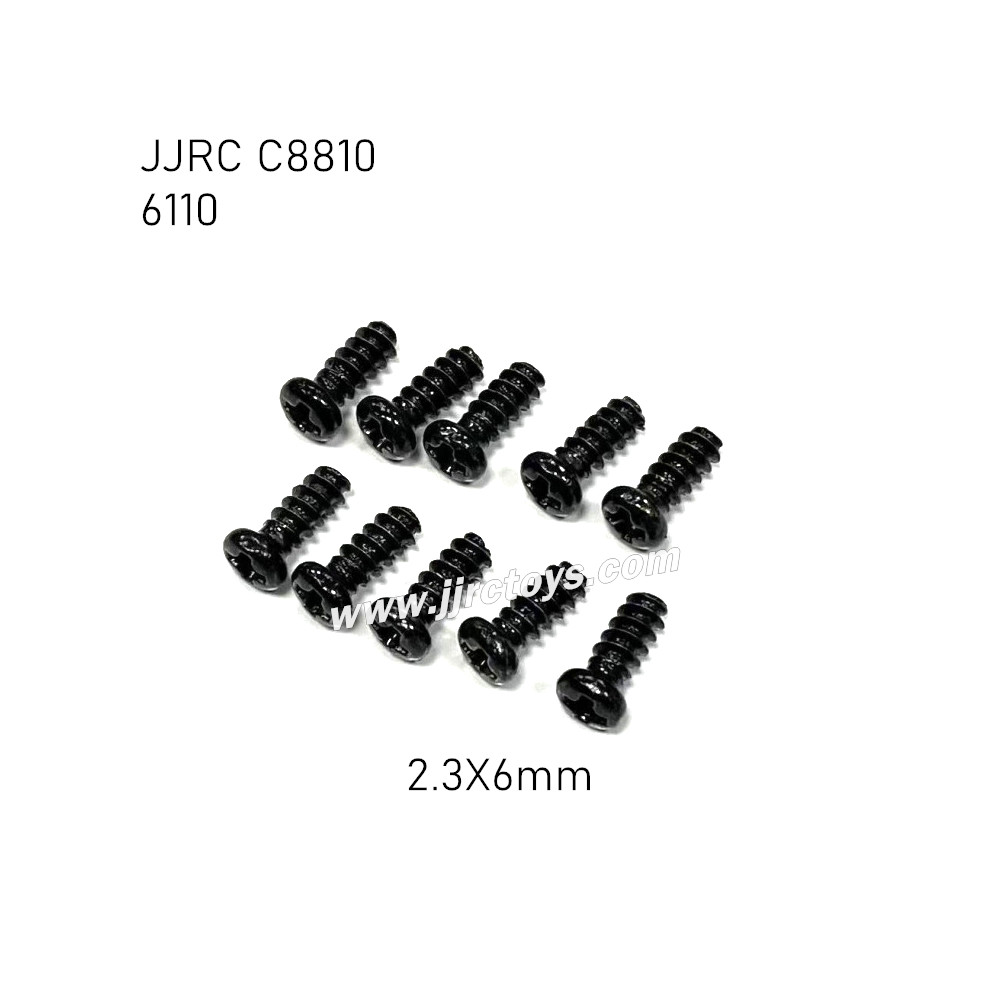 JJRC C8810 RC Car Parts Screw 2.3X6mm 6110 JJRC C8810 RC Car Parts Screw 2.3X6mm 6110