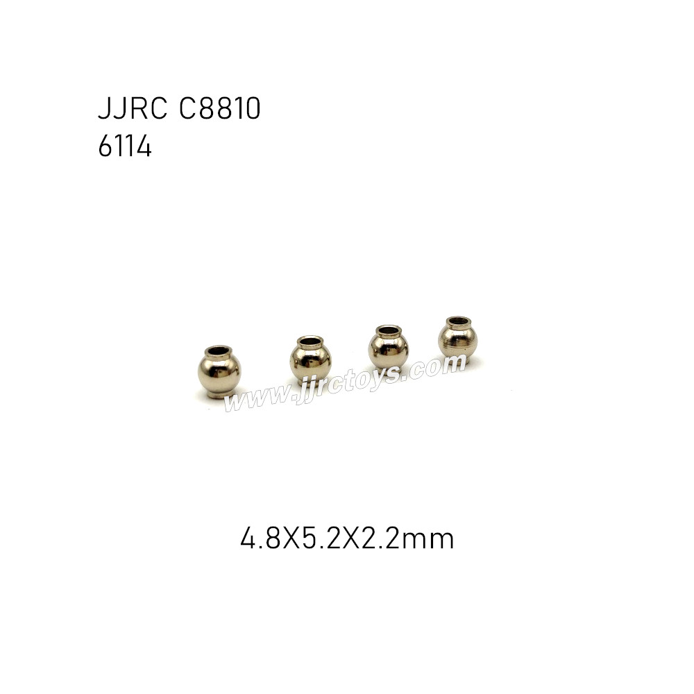 JJRC C8810 RC Car Parts Metal Pivot Balls 4.8X5.2X2.2mm 6114 JJRC C8810 RC Car Parts Metal Pivot Balls 4.8X5.2X2.2mm 6114