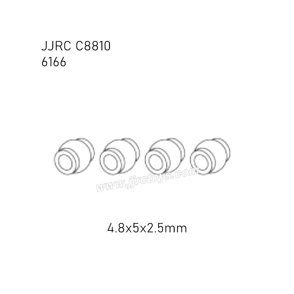 JJRC C8810 RC Car Parts Metal Pivot Balls 4.8x5x2.5mm 6166 JJRC C8810 RC Car Parts Metal Pivot Balls 4.8x5x2.5mm 6166