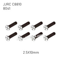 JJRC C8810 RC Truck Parts 2.5X10mm Screw 8041