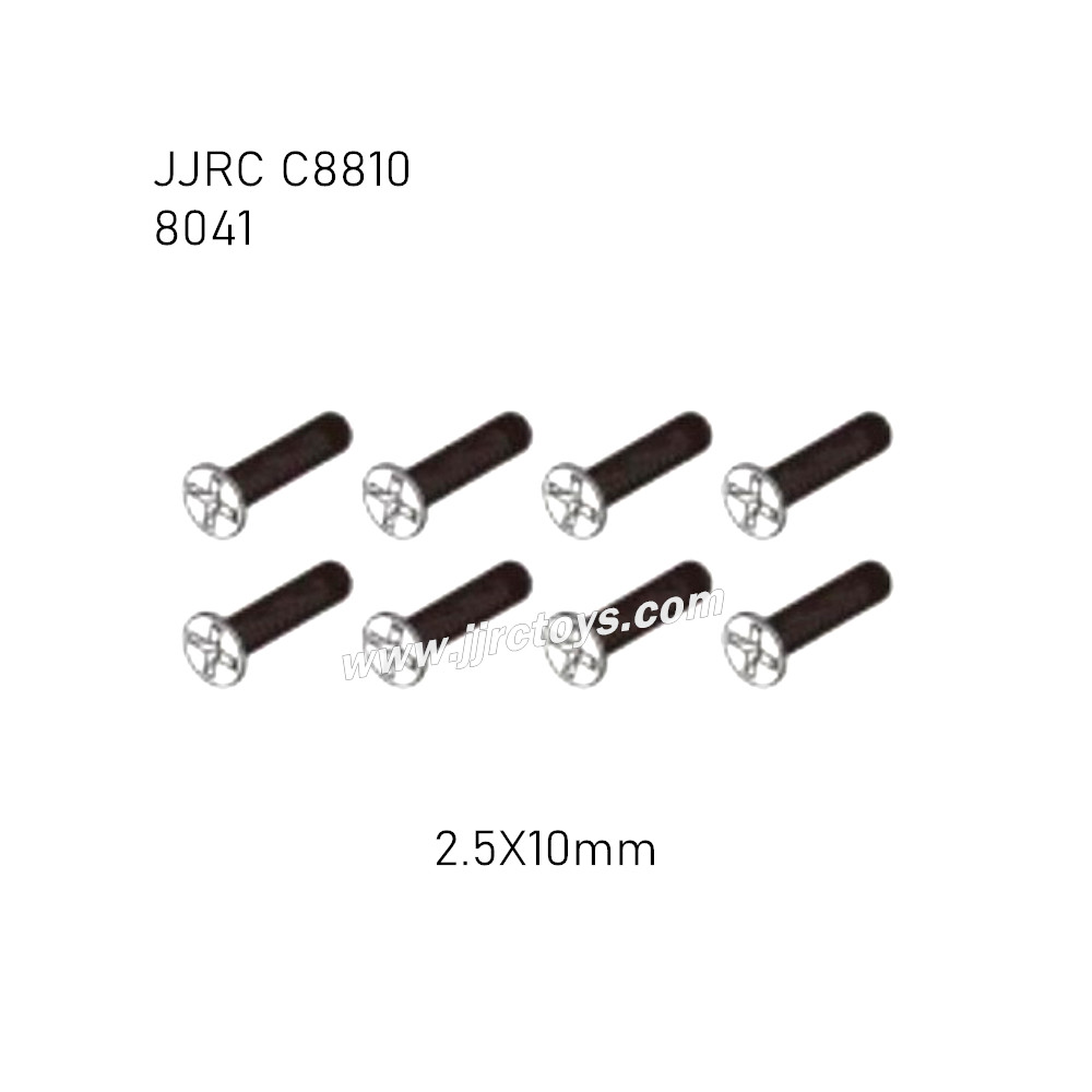 JJRC C8810 RC Truck Parts 2.5X10mm Screw 8041 JJRC C8810 RC Truck Parts 2.5X10mm Screw 8041