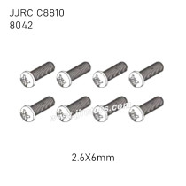 JJRC C8810 RC Truck Parts 2.6X6mm Screw 8042
