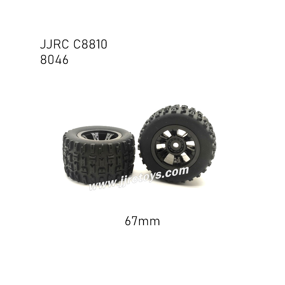 JJRC C8810 RC Truck Parts 67MM Tire 8046 JJRC C8810 RC Truck Parts 67MM Tire 8046