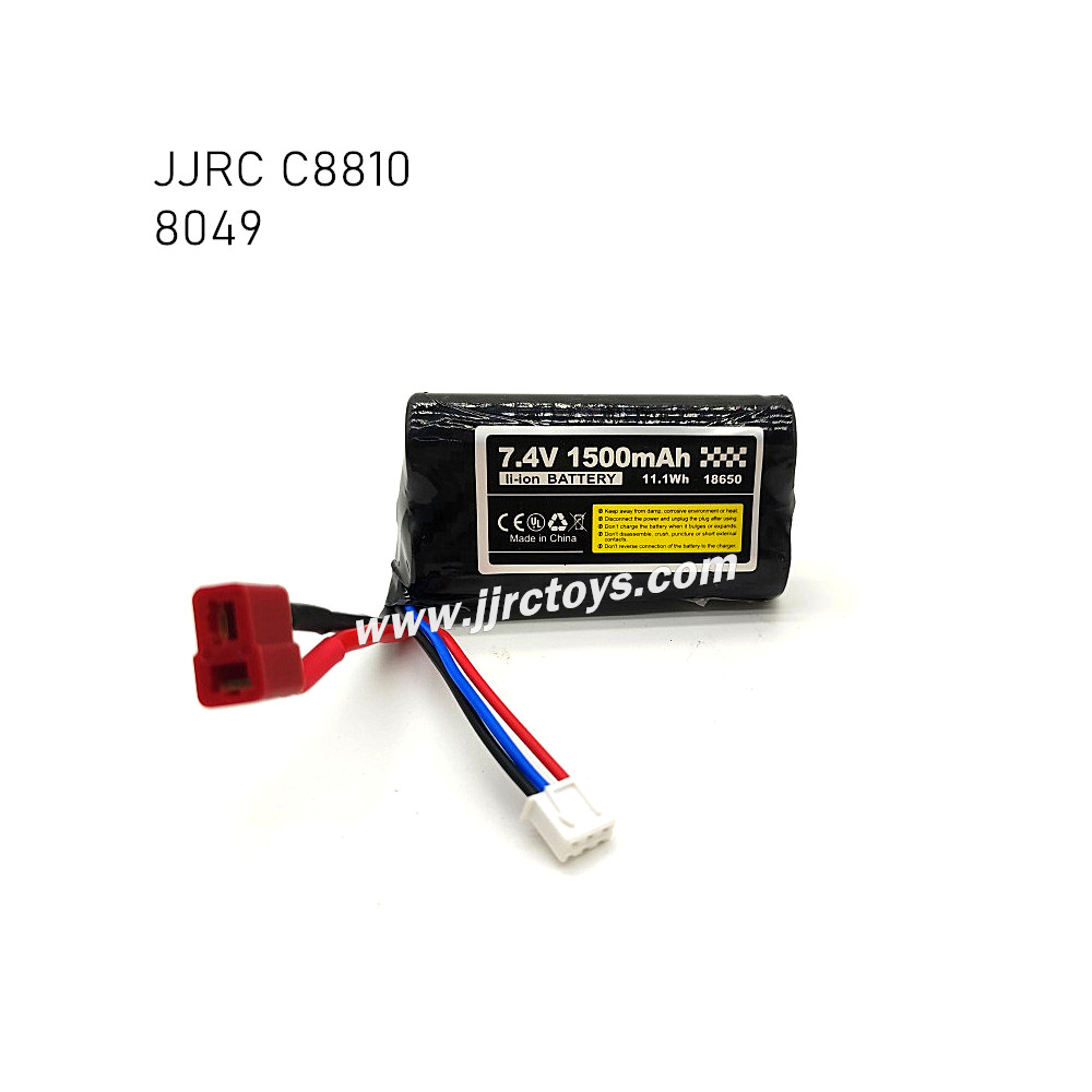 JJRC C8810 RC Truck Parts 18650 7.4V 1500mAh Battery 8049 JJRC C8810 RC Truck Parts 18650 7.4V 1500mAh Battery 8049