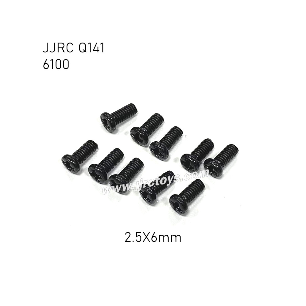 JJRC Q141 RC Truck Parts Screw 2.5X6mm 6100 JJRC Q141 RC Truck Parts Screw 2.5X6mm 6100