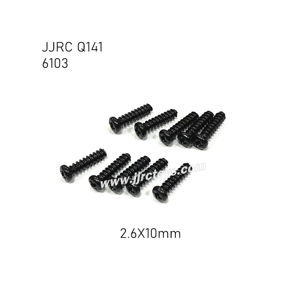 JJRC Q141 RC Truck Parts Screw 2.6X10mm 6103