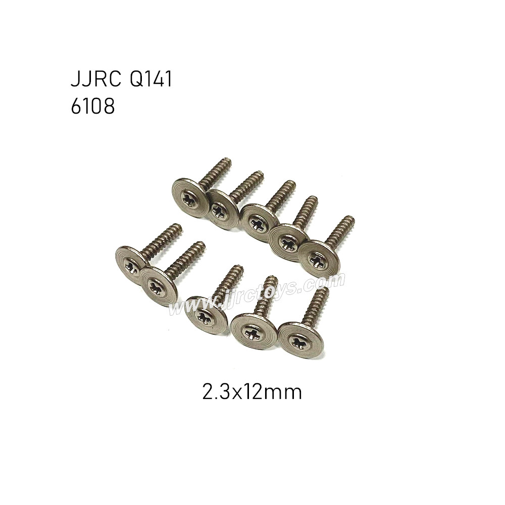 JJRC Q141 RC Truck Parts Screw 2.3x12mm 6108 JJRC Q141 RC Truck Parts Screw 2.3x12mm 6108