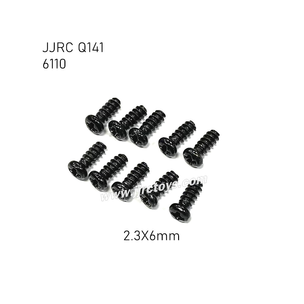 JJRC Q141 RC Truck Parts Screw 2.3X6mm 6110 JJRC Q141 RC Truck Parts Screw 2.3X6mm 6110