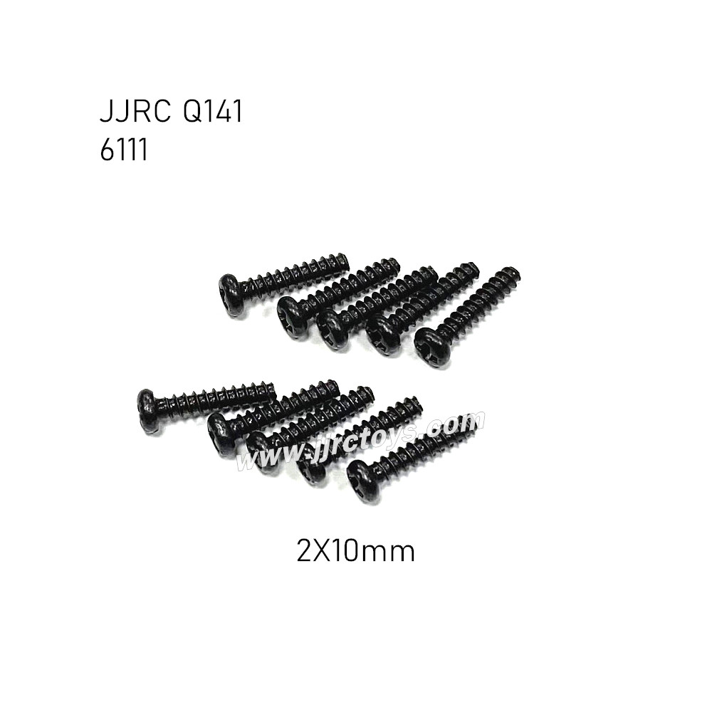 JJRC Q141 RC Truck Parts Screw 2X10mm 6111 JJRC Q141 RC Truck Parts Screw 2X10mm 6111