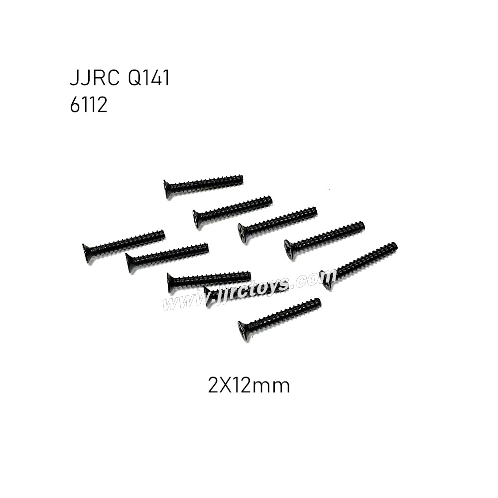 JJRC Q141 RC Truck Parts Screw 2X12mm 6112 JJRC Q141 RC Truck Parts Screw 2X12mm 6112