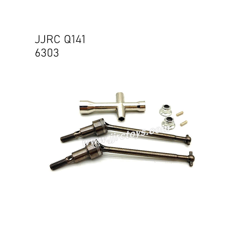 JJRC Q141 RC Truck Parts Metal Front Drive Shaft Kit 6303 JJRC Q141 RC Truck Parts Metal Front Drive Shaft Kit 6303
