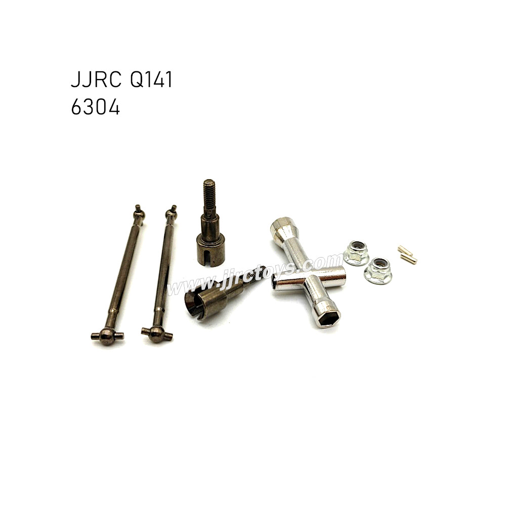 JJRC Q141 RC Truck Parts Metal Rear Drive Shaft Kit 6304 JJRC Q141 RC Truck Parts Metal Rear Drive Shaft Kit 6304