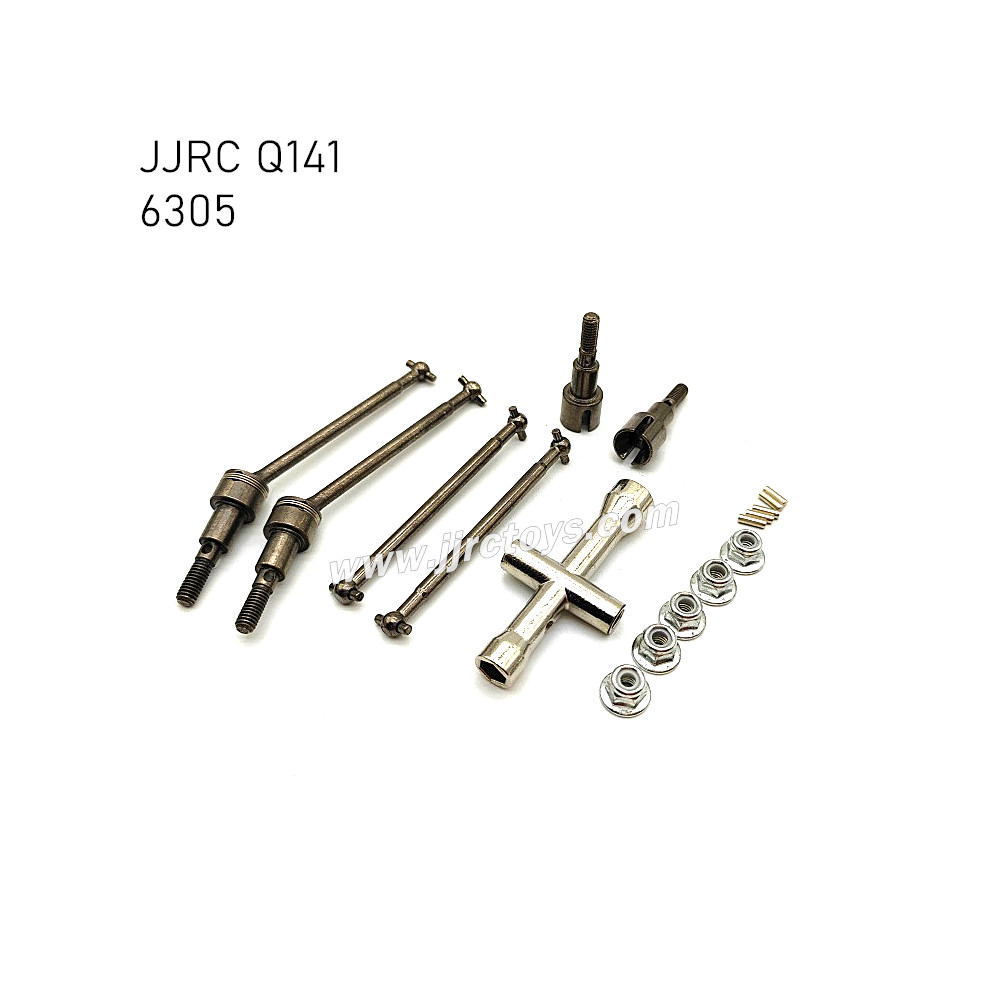 JJRC Q141 RC Truck Parts Metal Front and Rear Drive Shaft 6305 JJRC Q141 RC Truck Parts Metal Front and Rear Drive Shaft 6305