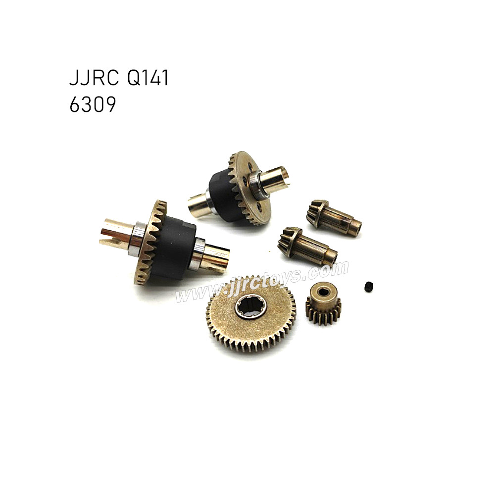 JJRC Q141 RC Truck Parts Differential , Main Gear and Motor Gear 6309 JJRC Q141 RC Truck Parts Differential , Main Gear and Motor Gear 6309