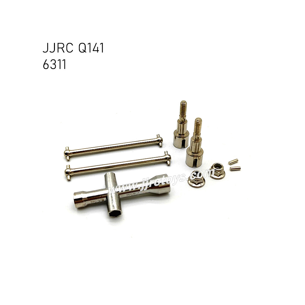JJRC Q141 1/16 RC Car Parts Metal Rear Drive Shaft Kit 6311 JJRC Q141 1/16 RC Car Parts Metal Rear Drive Shaft Kit 6311