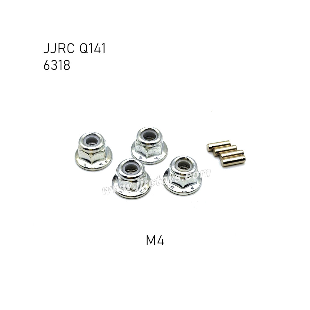 JJRC Q141 1/16 RC Car Parts M4 Locknut 6318 JJRC Q141 1/16 RC Car Parts M4 Locknut 6318