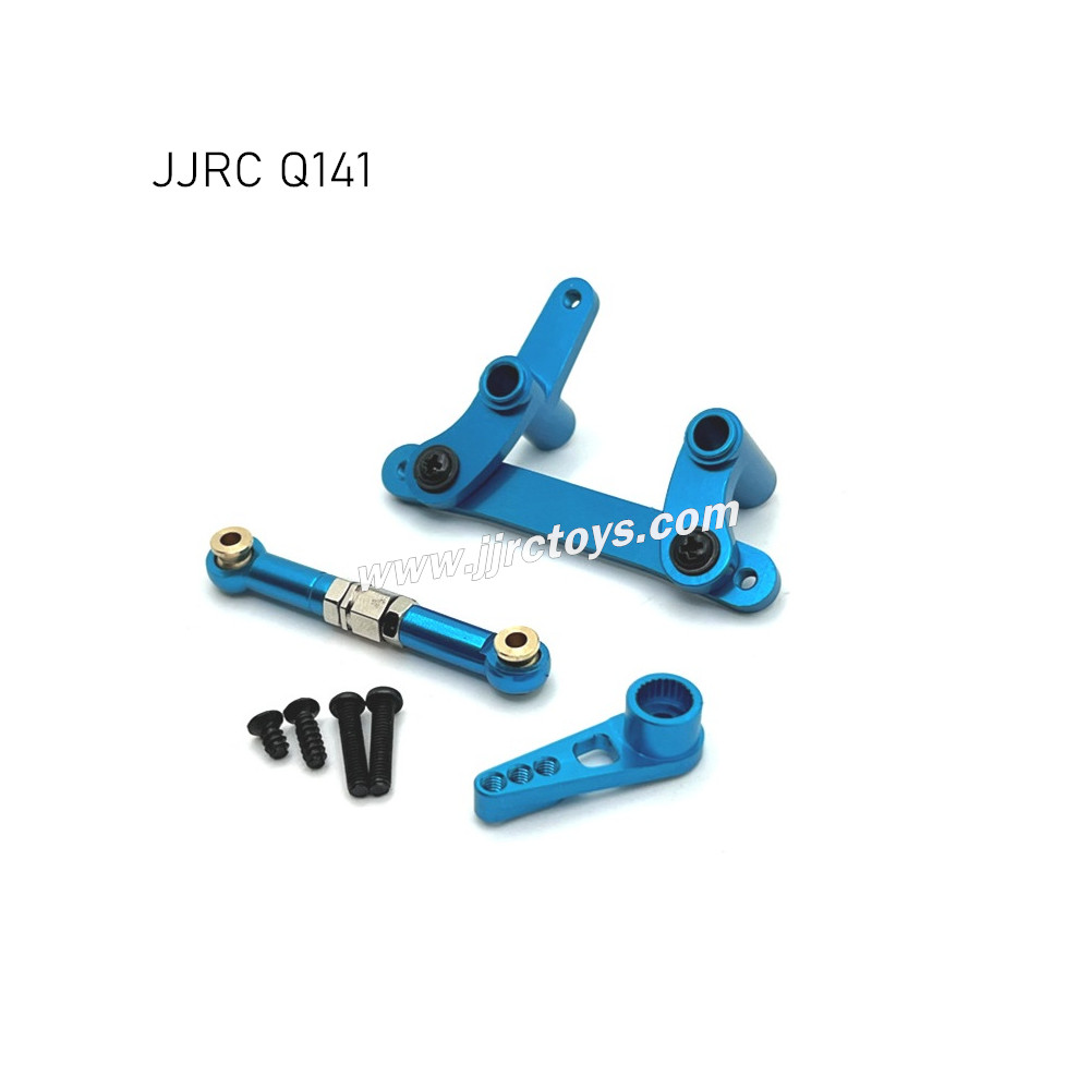 JJRC Q141 Upgrade Parts Metal Steering Kit,Servo Rod and Servo Arm blue JJRC Q141 Upgrade Parts Metal Steering Kit,Servo Rod and Servo Arm blue