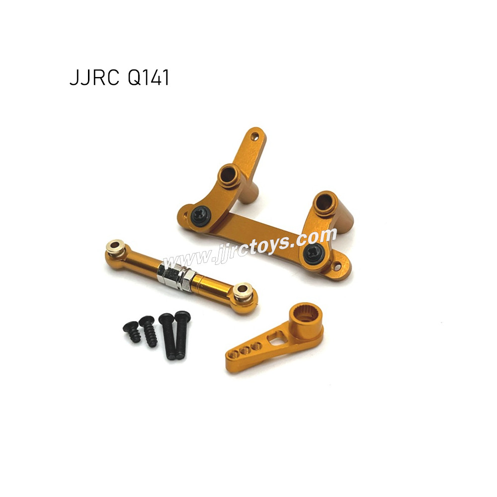 JJRC Q141 Upgrade Parts Metal Steering Kit,Servo Rod and Servo Arm yellow JJRC Q141 Upgrade Parts Metal Steering Kit,Servo Rod and Servo Arm yellow