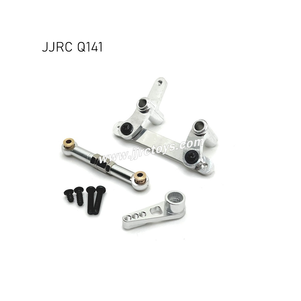 JJRC Q141 Upgrade Parts Metal Steering Kit,Servo Rod and Servo Arm white JJRC Q141 Upgrade Parts Metal Steering Kit,Servo Rod and Servo Arm white