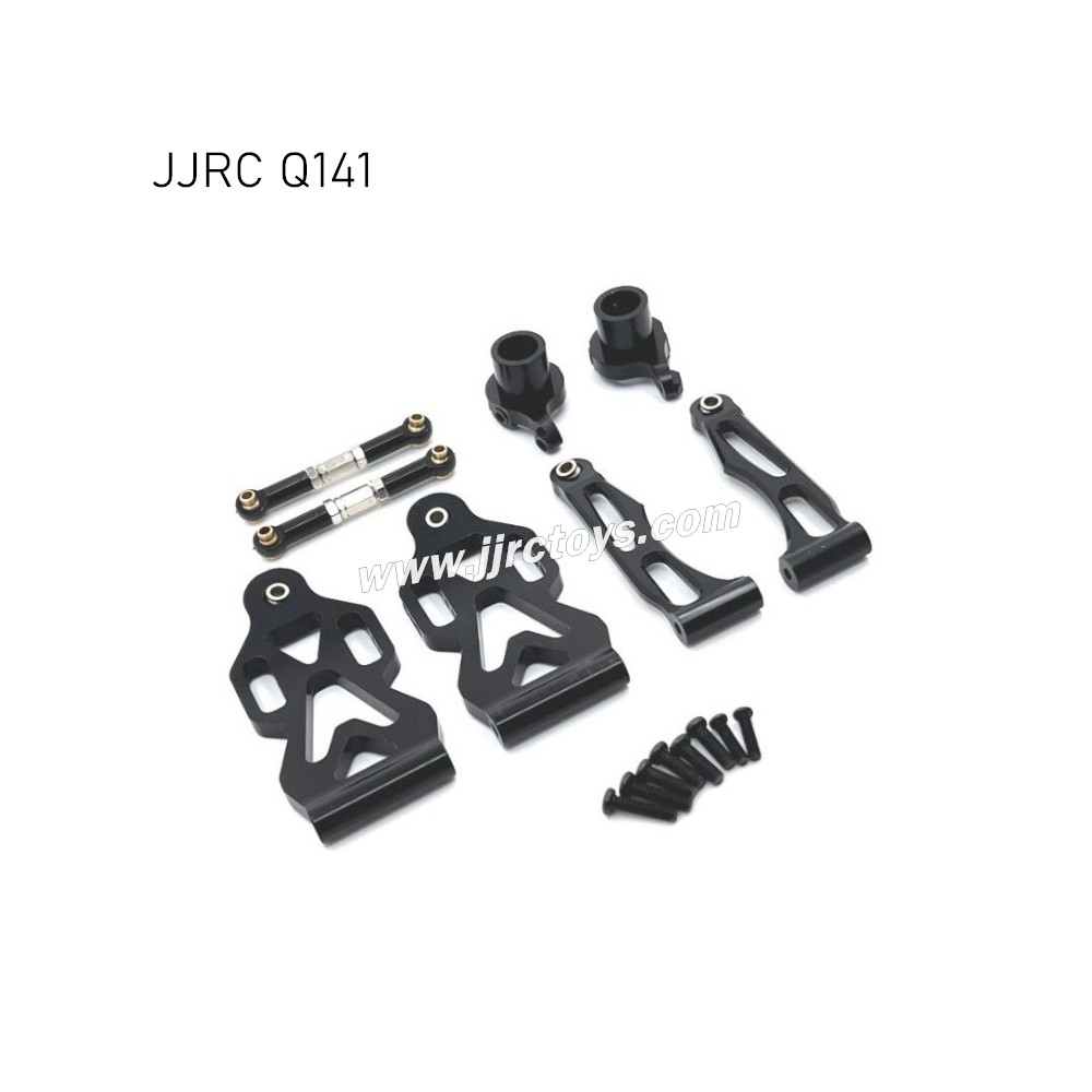 JJRC Q141 Upgrade Parts Metal Front Steering Cup,Steering Rod,Front Swing Arm Kit black JJRC Q141 Upgrade Parts Metal Front Steering Cup,Steering Rod,Front Swing Arm Kit black