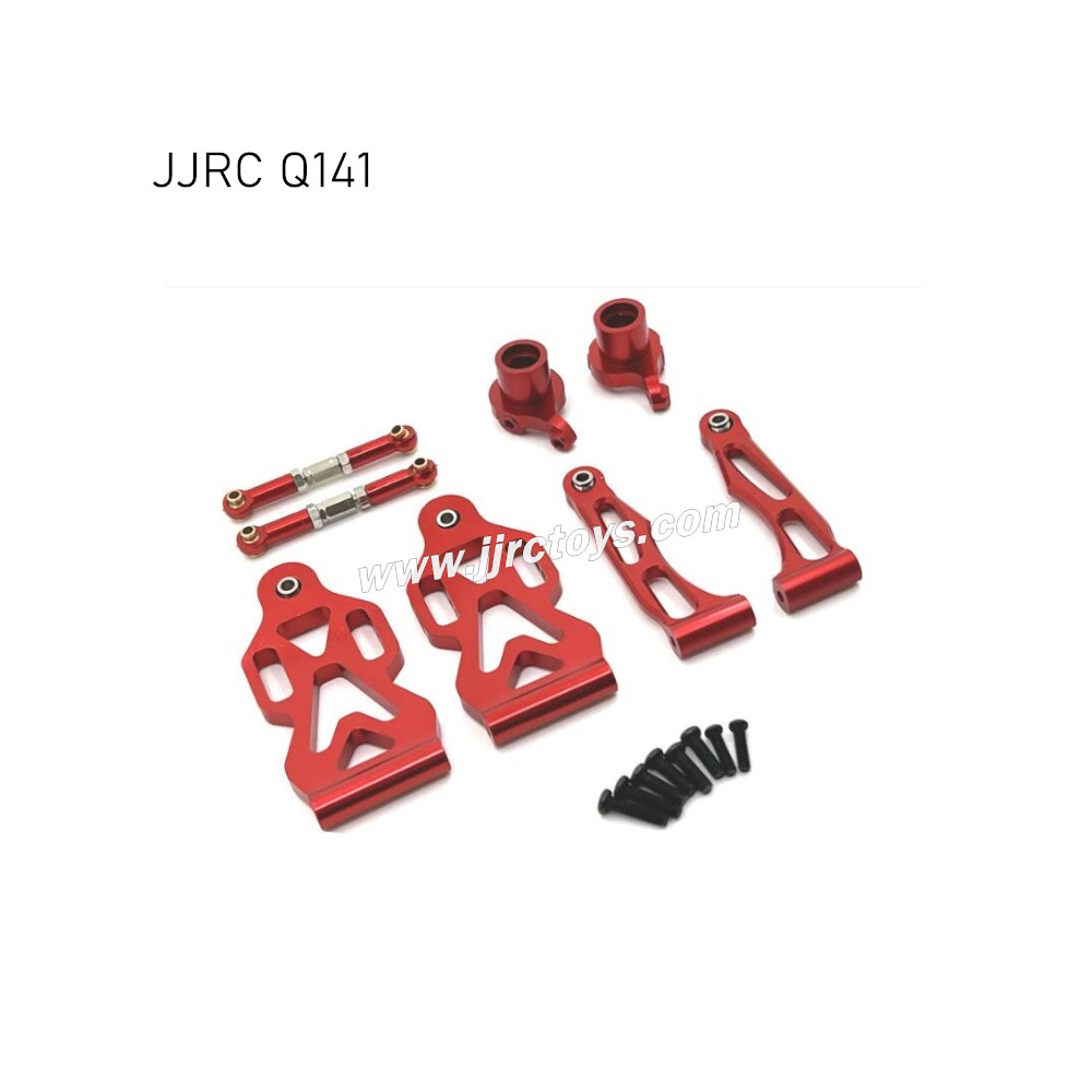 JJRC Q141 Upgrade Parts Metal Front Steering Cup,Steering Rod,Front Swing Arm Kit red JJRC Q141 Upgrade Parts Metal Front Steering Cup,Steering Rod,Front Swing Arm Kit red