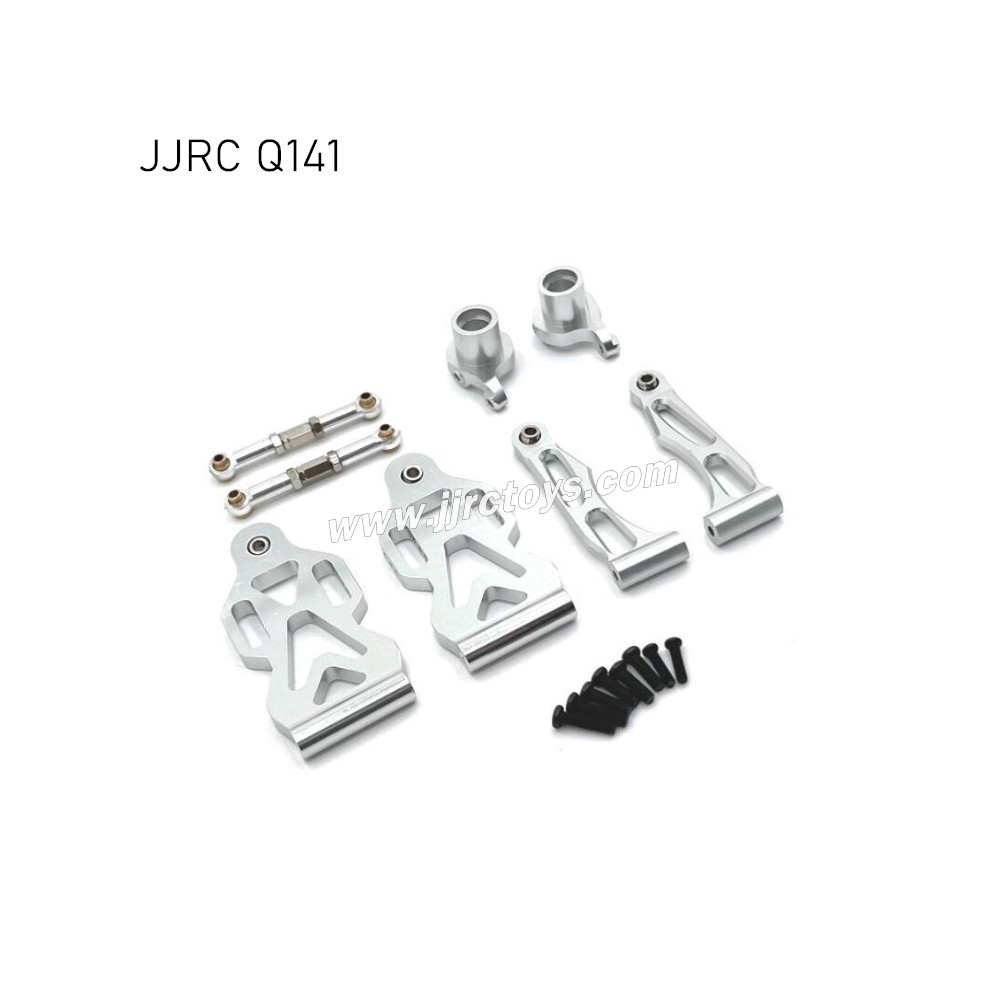 JJRC Q141 Upgrade Parts Metal Front Steering Cup,Steering Rod,Front Swing Arm Kit white JJRC Q141 Upgrade Parts Metal Front Steering Cup,Steering Rod,Front Swing Arm Kit white