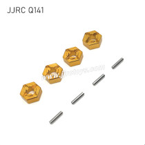 JJRC Q141 RC Car Upgrades Metal Wheel Hex yellow