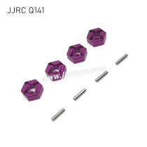 JJRC Q141 RC Car Upgrades Metal Wheel Hex purple