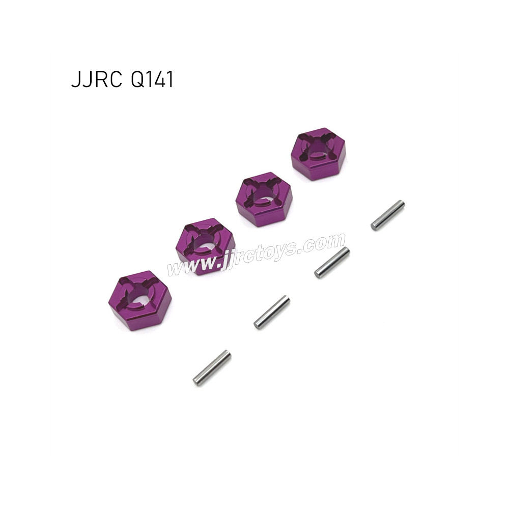 JJRC Q141 RC Car Upgrades Metal Wheel Hex purple JJRC Q141 RC Car Upgrades Metal Wheel Hex purple