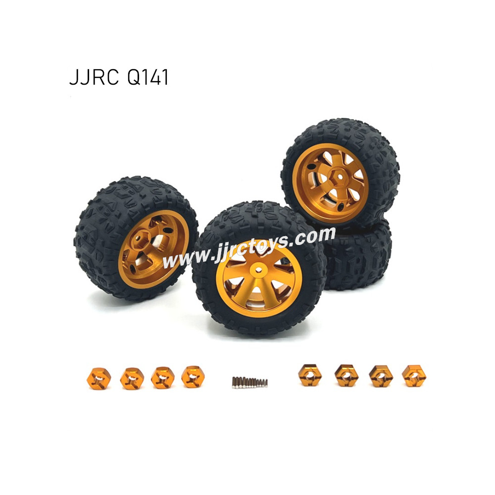 JJRC Q141 RC Car Upgrades Metal Wheels yellow JJRC Q141 RC Car Upgrades Metal Wheels yellow