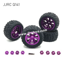 JJRC Q141 RC Car Upgrades Metal Wheels purple