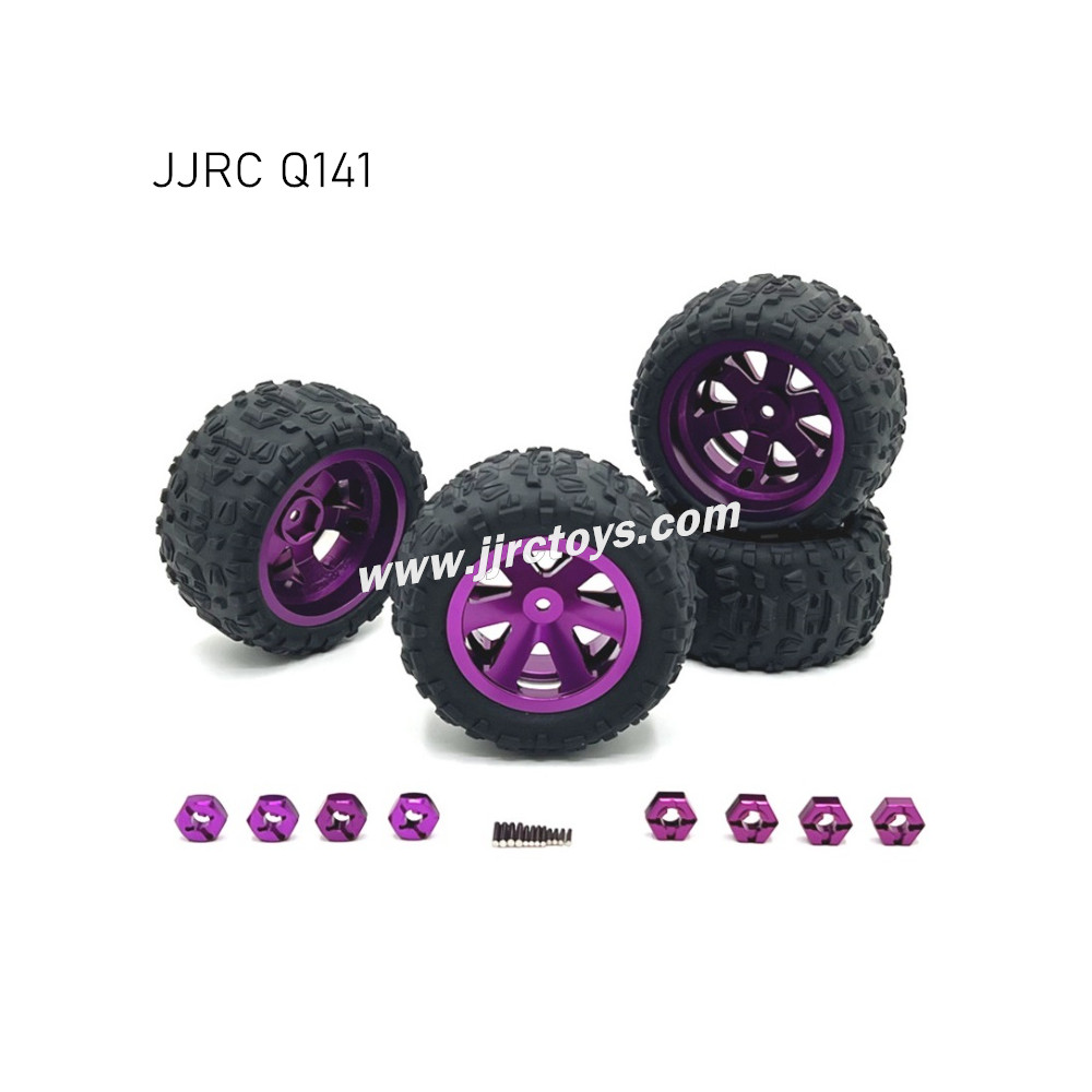 JJRC Q141 RC Car Upgrades Metal Wheels purple JJRC Q141 RC Car Upgrades Metal Wheels purple