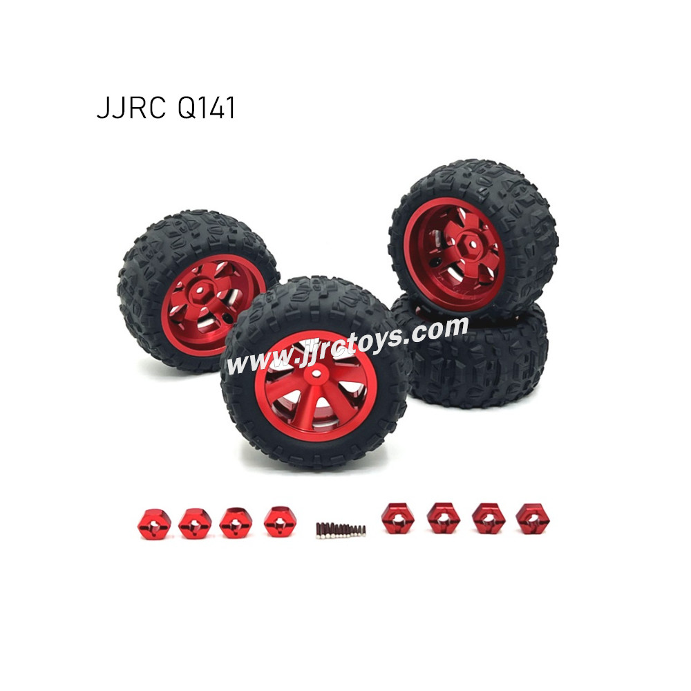 JJRC Q141 RC Car Upgrades Metal Wheels red JJRC Q141 RC Car Upgrades Metal Wheels red