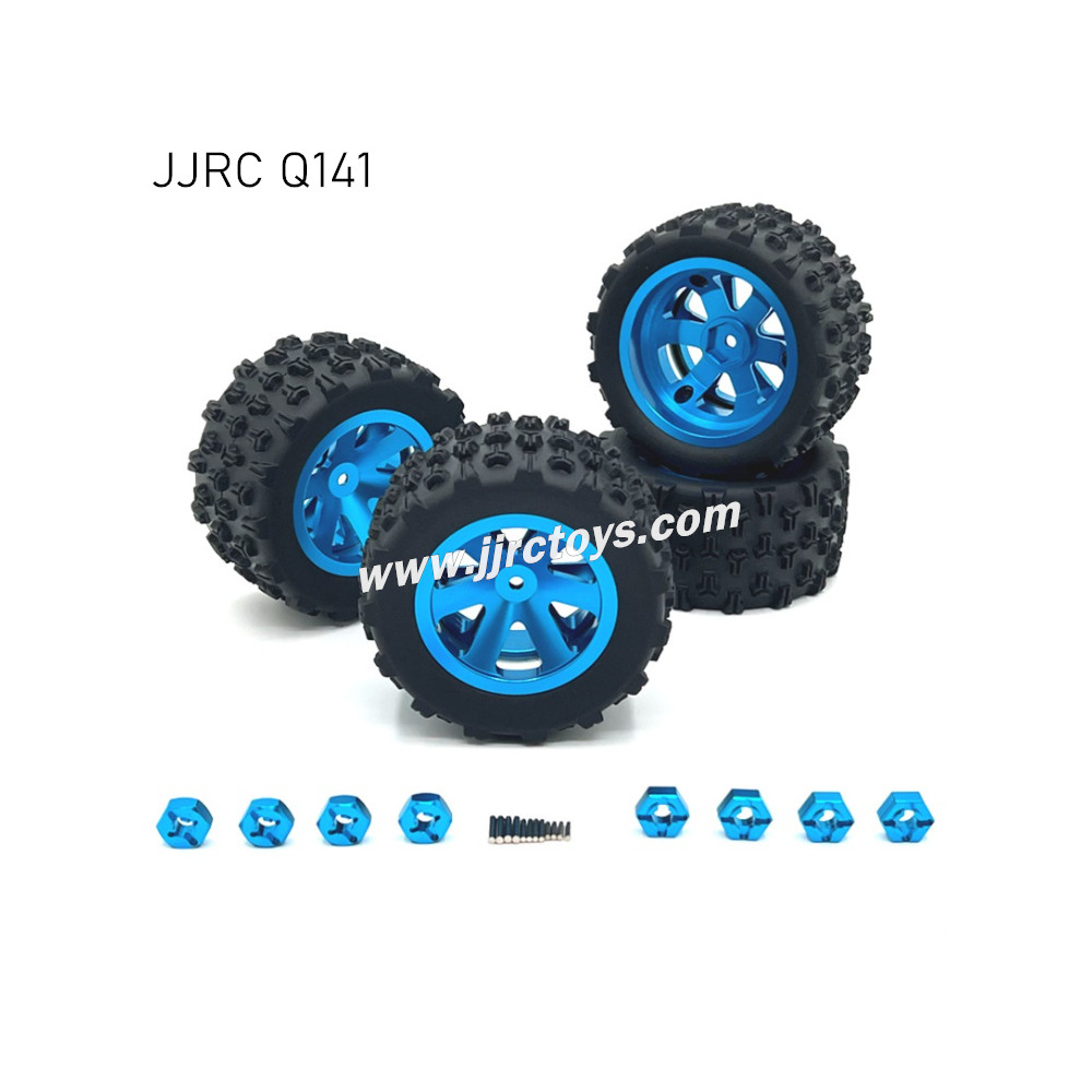 JJRC Q141 RC Car Upgrades Metal Tires blue JJRC Q141 RC Car Upgrades Metal Tires blue